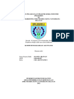 Laporan Pelaksanaan Praktik Kerja Industri - Ranita Irawan - Xii - Ak 1