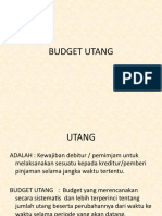 Budget Utang