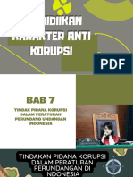 Pendidikan Karakter Anti Korupsi