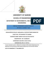 Design Modification of A Mechanical Footstep Power Generator Olive Kaburu