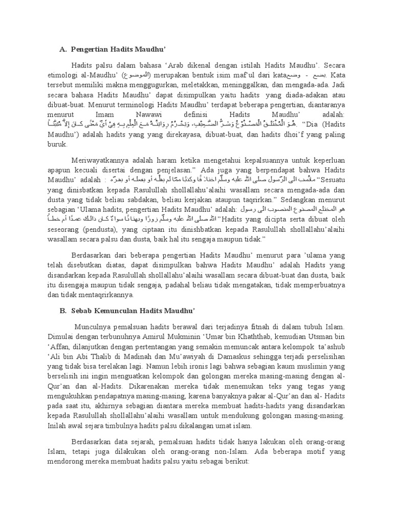 pengertian-hadits-maudhu-ulumul-hadist-pdf