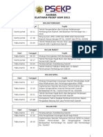 Agenda Pelatihan 2011