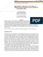 Questionnaire Design and Data Analysis: An Alternative Approach in Student Evaluation of Teaching (Set)