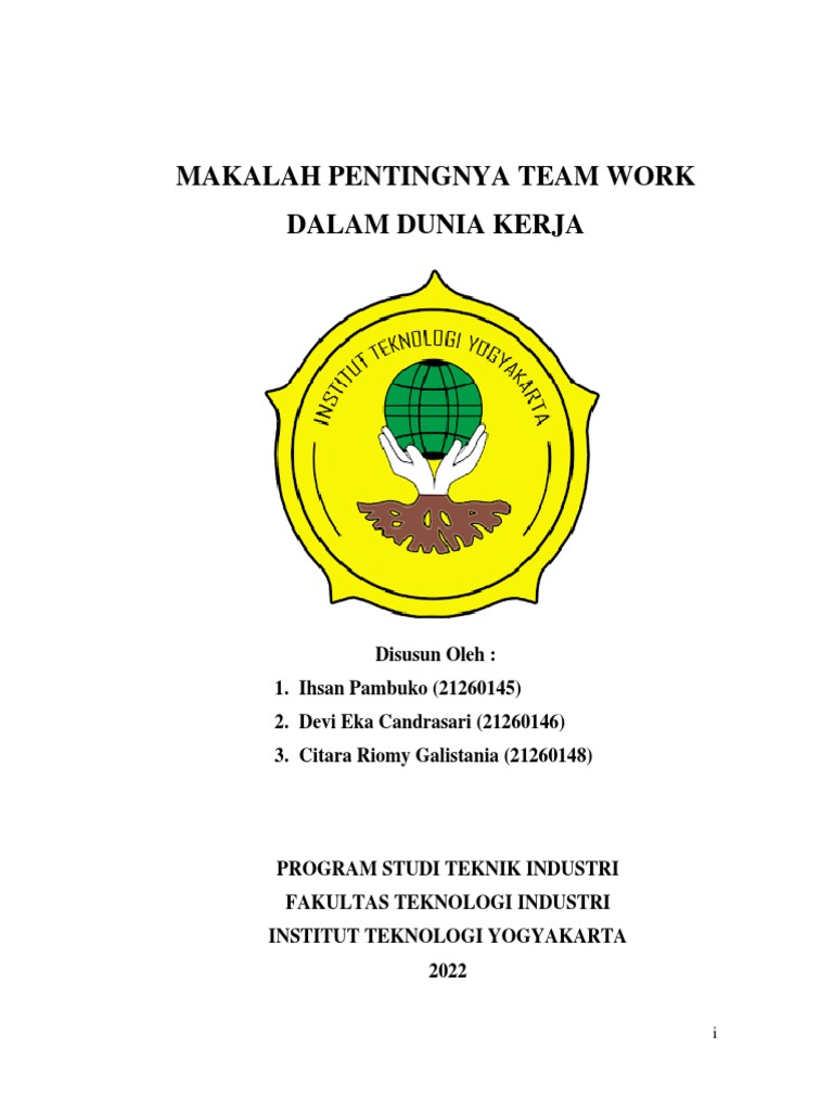 Pentingnya Team Work dalam Organisasi | PDF | Karier & Perkembangan
