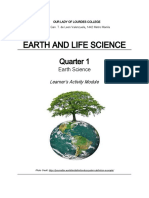 Earth and Life 1st - Week Module