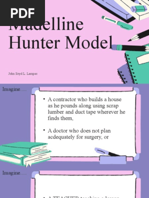 MADELINE HUNTER LESSON PLAN