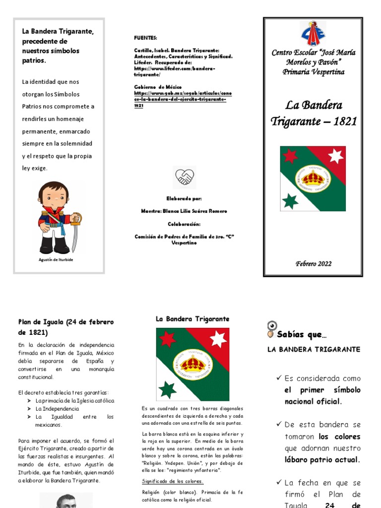 La Bandera Trigarante: Primer símbolo nacional de México | PDF | México