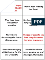 Present Perfect Simple and Continuous Examples