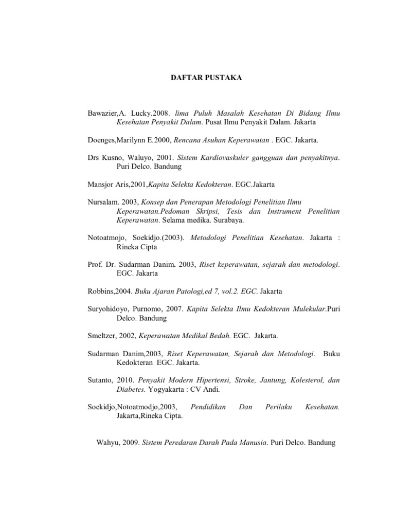 Daftar Pustaka Hipertensi