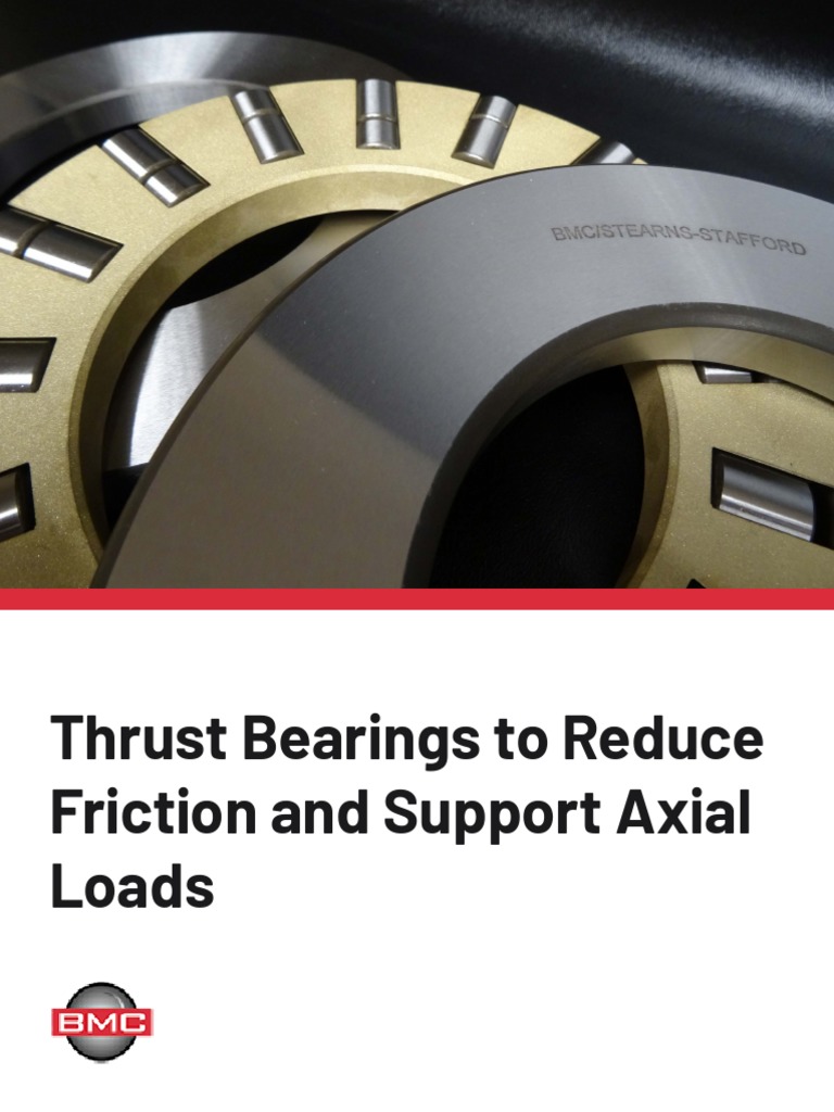 Thrust Bearings To Reduce Friction and Support Axial Loads PDF
