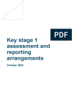 2022 Key Stage 1 Assessment and Reporting Arrangements