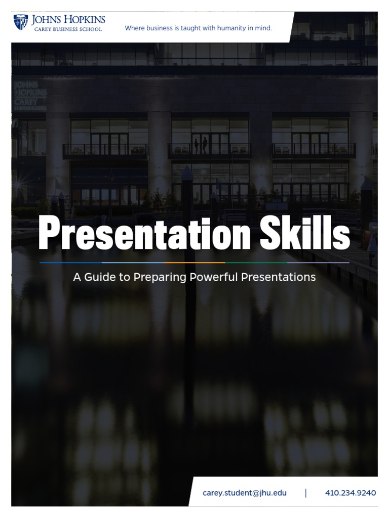 Presentation Skills Workbook | PDF | Body Language | Nonverbal ...