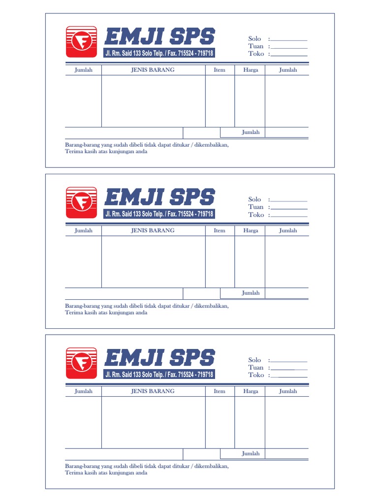 Nota EMJI | PDF