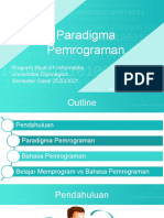 Pertemuan 1 - Paradigma Pemrograman