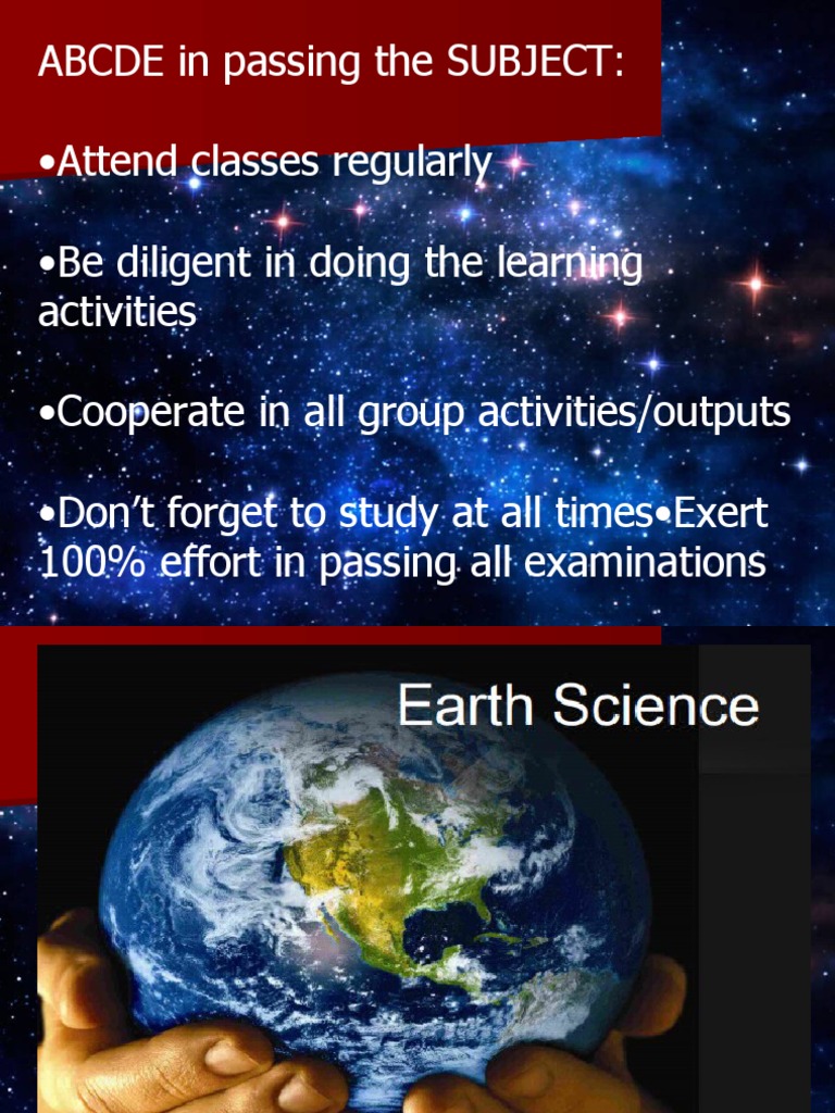 Lesson 1 The Origin of The Universe and Solar System PDF Universe