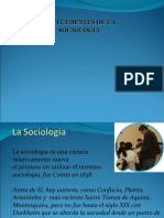 Orígenes de la sociología como ciencia