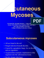 Week 4. Subcutaneous Mycoses