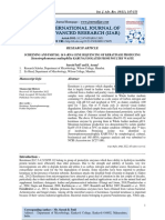 Screening and Partial 16 S Rrna Gene Sequencing of Keratinase Producing Stenotrophomonasmaltophilia Karuna5 Isolated From Poultry Waste