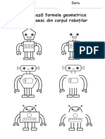 Forme Geometrice Roboti Fisa de Lucru Educativa