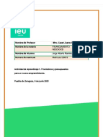PDF Actividad de Aprendizaje 1 Pronosticos y Presupuestos para Un Nuevo Emprendimiento Compress