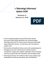 Pert.11 Peranan Teknologi Informasi Dalam SCM