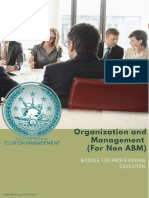 THBC 001 Organization and Management