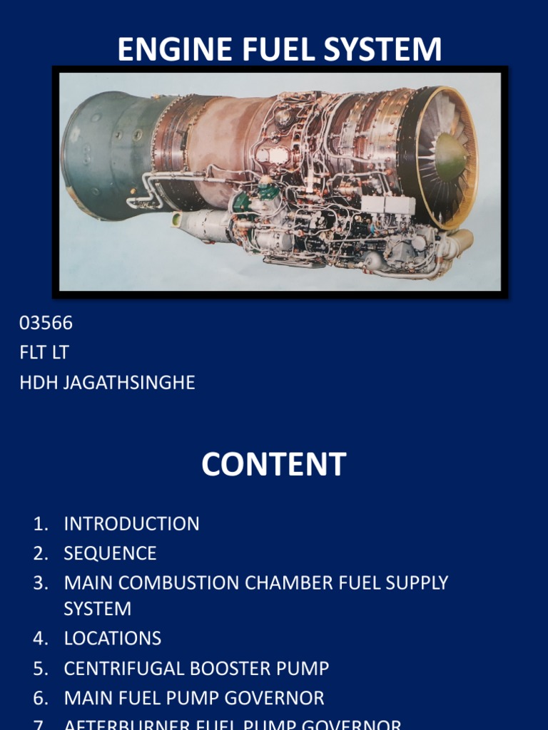 ENGINE FUEL SYSTEM PDF Pump Engines