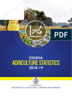 Odisha Agriculture Statistics 2018-19
