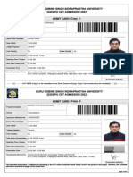 Admit Card