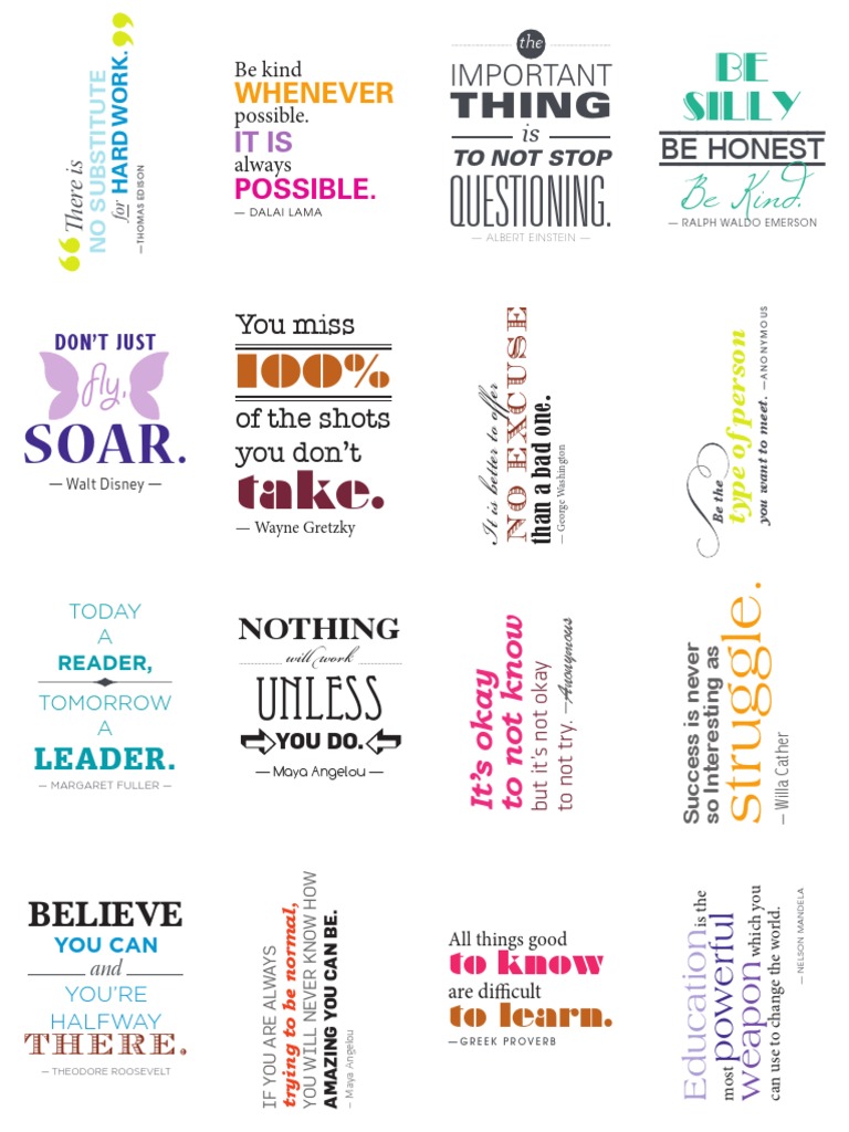 Inspirational Quotes for Success | PDF