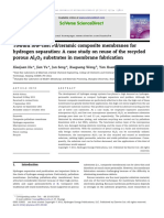 Low-Cost Pd-Ceramic Composite Membranes