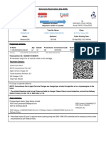 Electronic Reservation Slip (ERS) : 6303946546 18005/ Samaleswari Ex AC 3 Tier Class (A3)