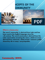 11 Concepts of The Community