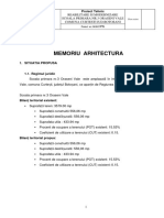 2.MEMORIU Arhitectura