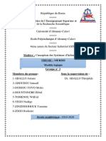 Conception Des Systèmes D'informations