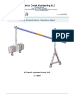 Hanging Device Structural and Stability Calculations