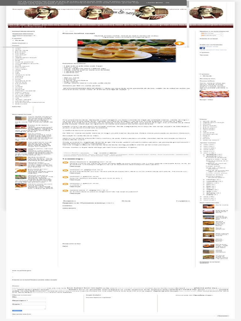Princes Krofne Recept | PDF