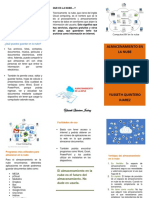 Triptico Almacenamiento en La Nube