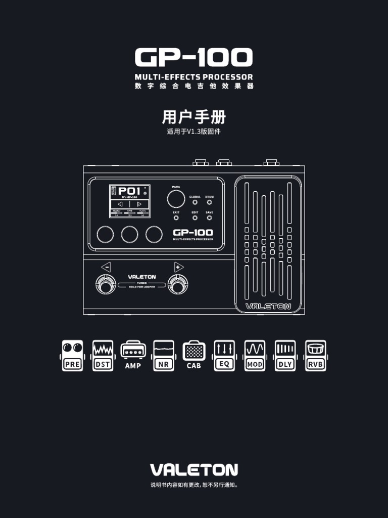 GP-100 Manual CN | PDF
