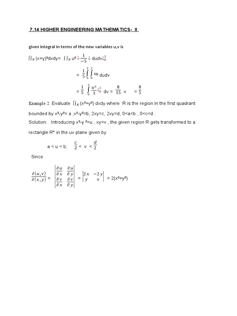 An accurate transformation evaluating double integrals over changing