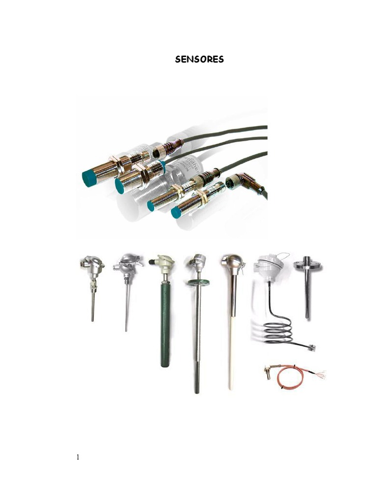 Clasificación y características de sensores | PDF | Ultrasonido | Inductor