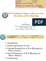 P2 The Traditional Chinese Culture in Asia The Stories of Five Blessings