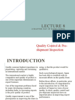 Lecture Quality Control & Pre-Shipment Inspection 1