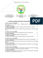 32 Bis OG 32bis of 19.10.2020 NESA REB RTB Structures MINALOC MOE REMA RFA