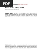 Download AutoCAD Making VBnet as Easy as VBA by Elsje Saether SN61309423 doc pdf