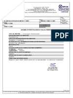 Resultado de citologia colo-uterino negativo para lesão ou malignidade