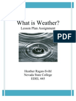 What Is Weather?: Lesson Plan Assignment