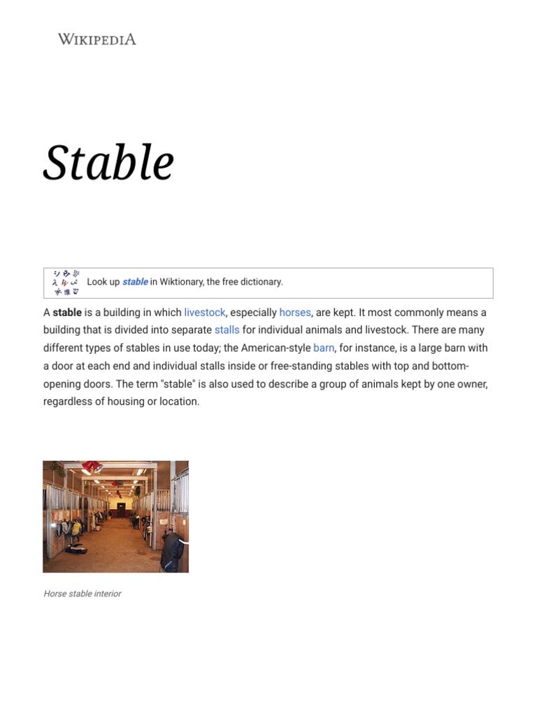 Stable | PDF | Social Science | Art
