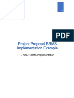 Project Proposal BRMS Implementation Example - Draft v0.1