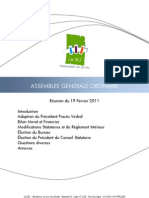 Assemblée Générale 2011